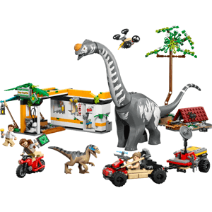 LEGO® Jurassic World Raptor & Titanosaurus Tracking Mission Dinosaur Toy 76973